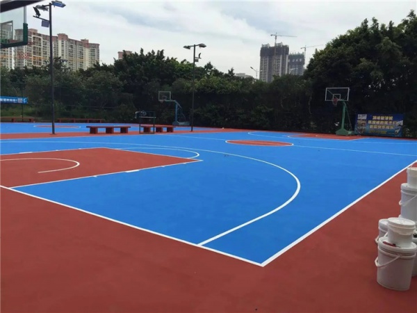 双鸭山市EPDM地坪塑胶篮球场 - 一站式服务